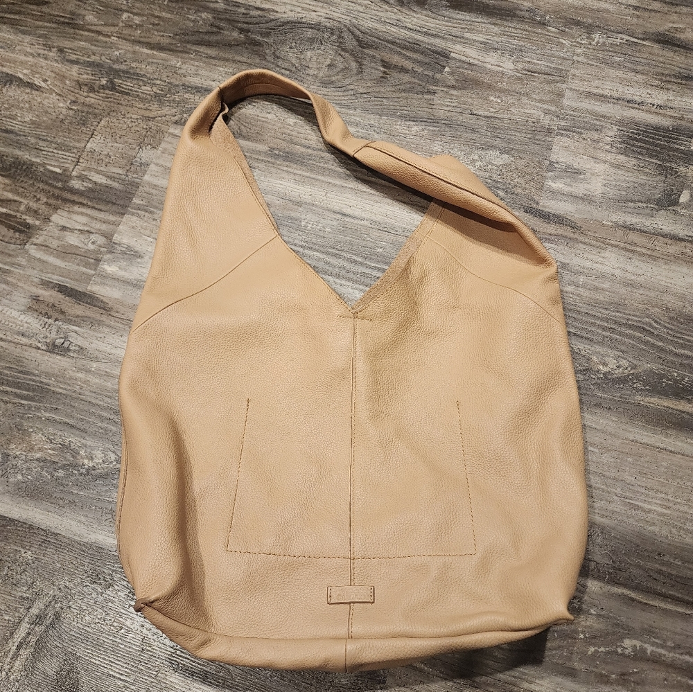 Vince Camuto tan sling bag